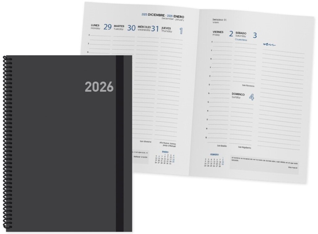 Agenda 2026 semana vista